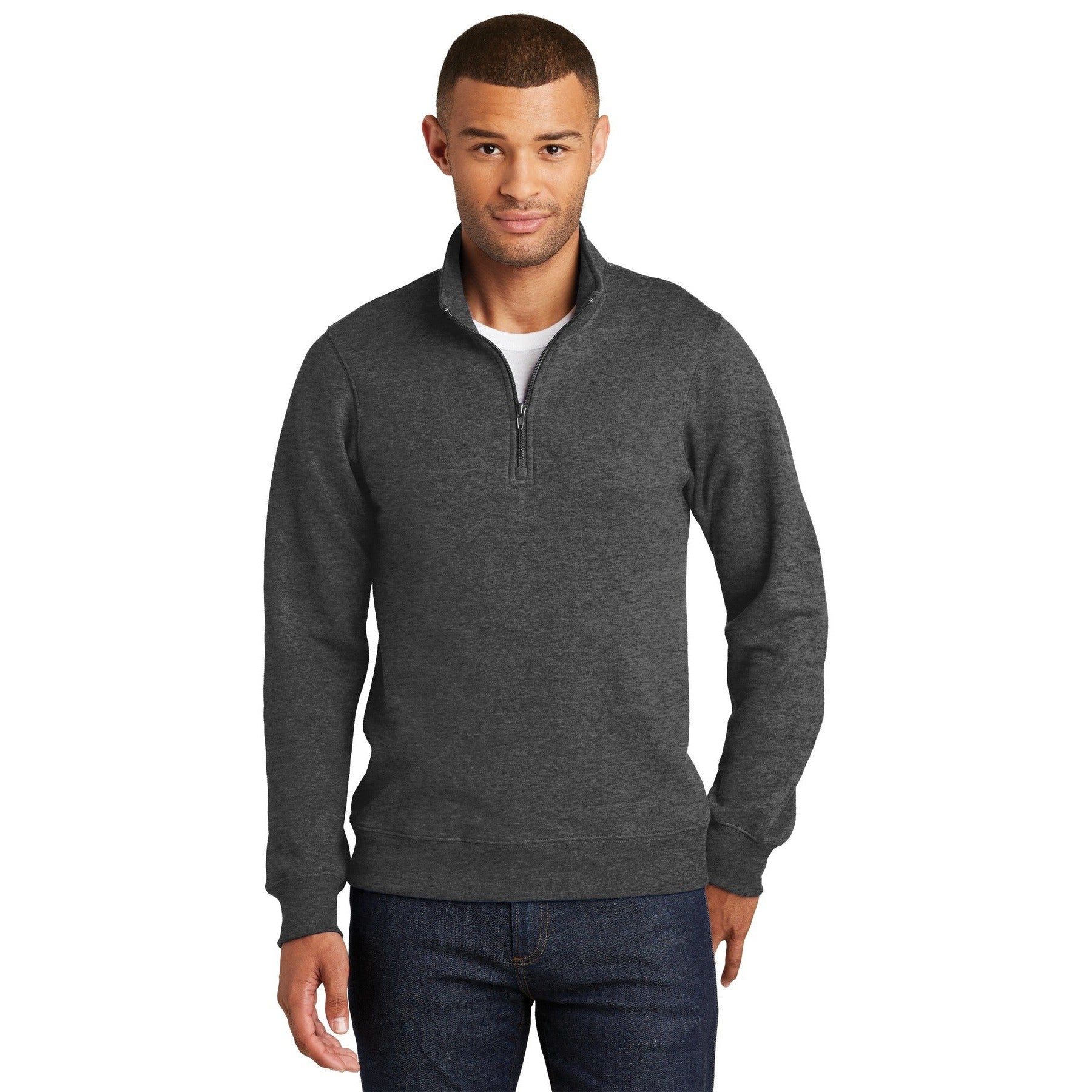 Port & Company-Port & Company® Fan Favorite Fleece 1/4-Zip Pullover Sweatshirt. PC850Q-MedTech-4